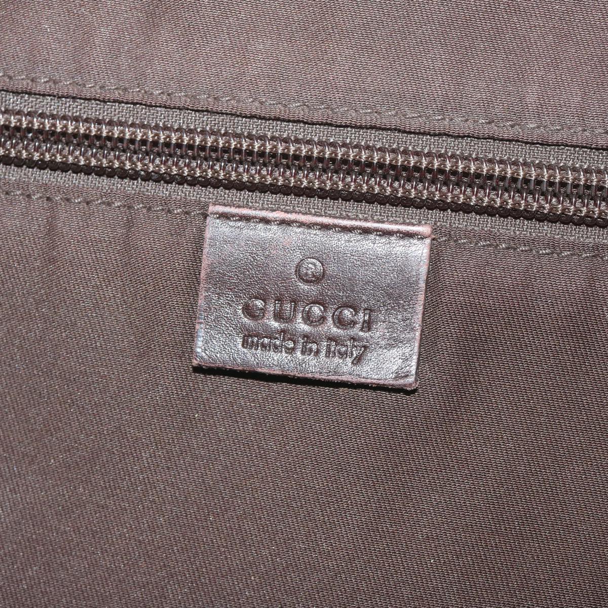 GUCCI GG Canvas Shoulder Bag Beige 145856 Auth 60724