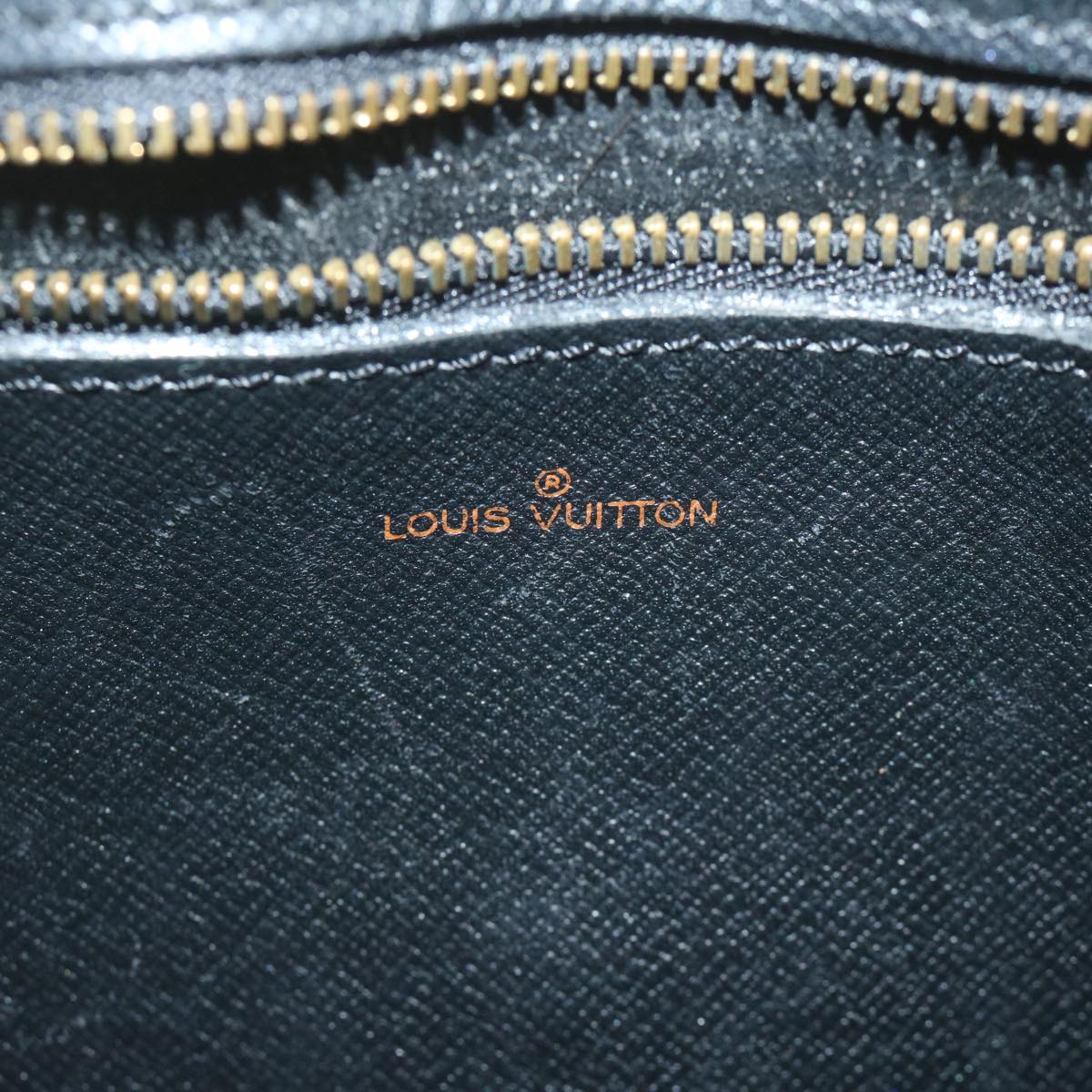 LOUIS VUITTON Epi June Feuille Shoulder Bag Blue M52155 LV Auth 60732