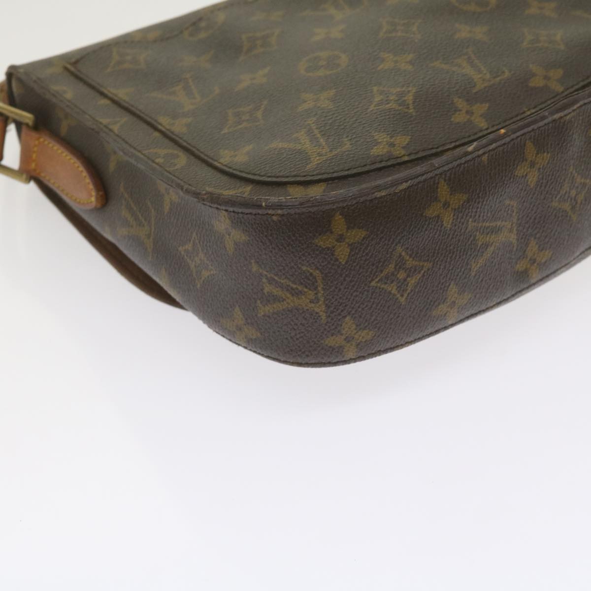 LOUIS VUITTON Monogram Saint Cloud GM Shoulder Bag M51242 LV Auth 60739