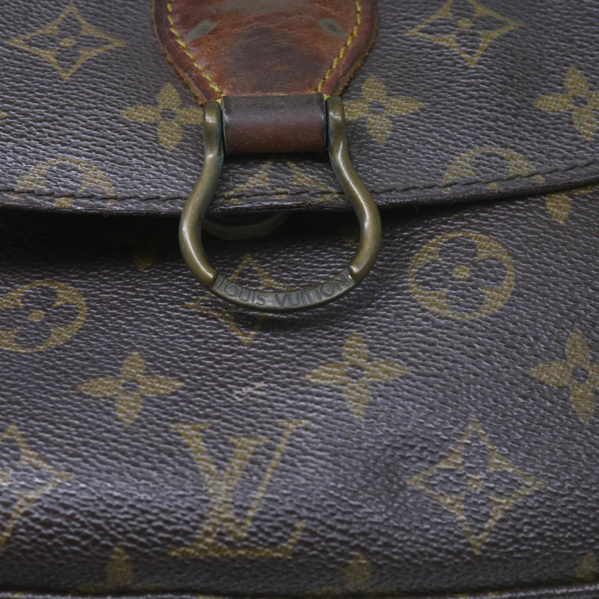 LOUIS VUITTON Monogram Saint Cloud GM Shoulder Bag M51242 LV Auth 60739