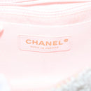 CHANEL Matelasse Chain Shoulder Bag Tweed Pink CC Auth 60753A-17