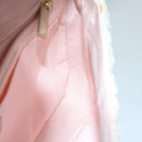 CHANEL Matelasse Chain Shoulder Bag Tweed Pink CC Auth 60753A-18