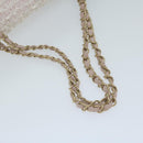 CHANEL Matelasse Chain Shoulder Bag Tweed Pink CC Auth 60753A-7
