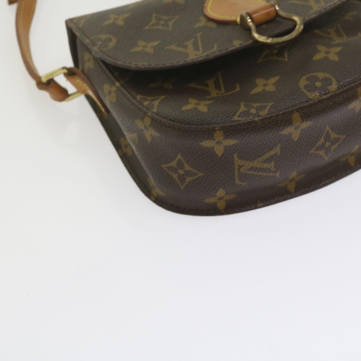 LOUIS VUITTON Monogram Saint Cloud PM Shoulder Bag M51244 LV Auth 60824