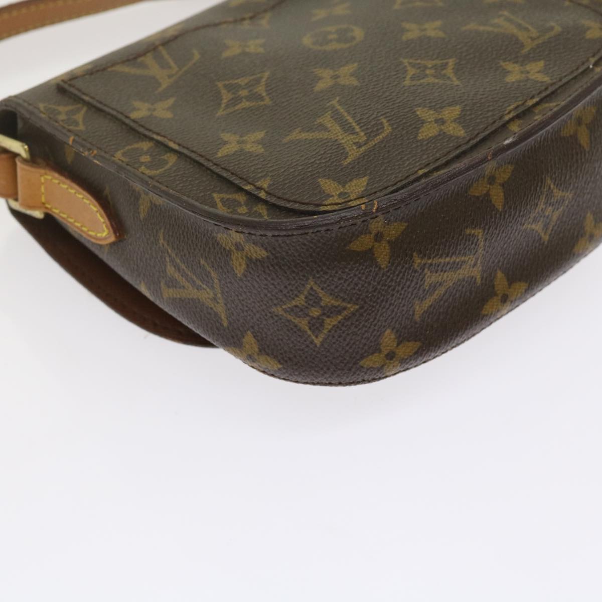 LOUIS VUITTON Monogram Saint Cloud PM Shoulder Bag M51244 LV Auth 60824