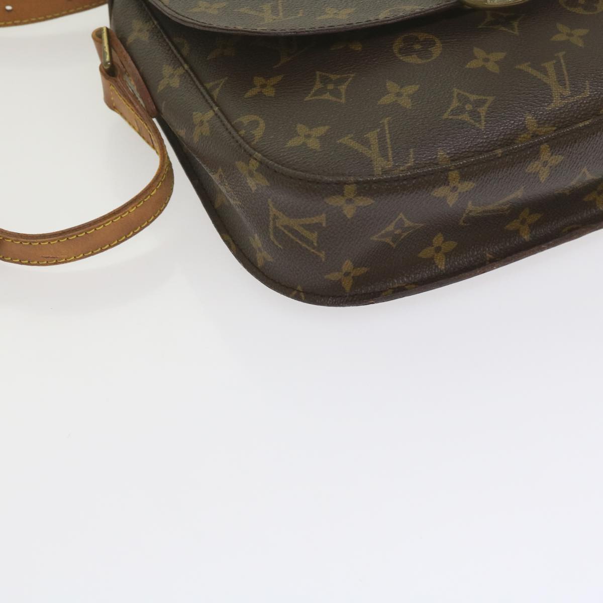 LOUIS VUITTON Monogram Saint Cloud GM Shoulder Bag M51242 LV Auth 60826