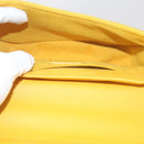 LOUIS VUITTON New Wave Chain Bag PM Shoulder Bag Leather Yellow LV Auth 60852A-10