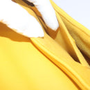 LOUIS VUITTON New Wave Chain Bag PM Shoulder Bag Leather Yellow LV Auth 60852A-29