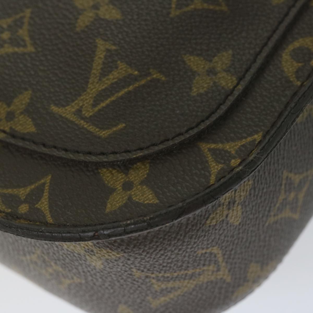 LOUIS VUITTON Monogram Saint Cloud GM Shoulder Bag M51242 LV Auth 60854