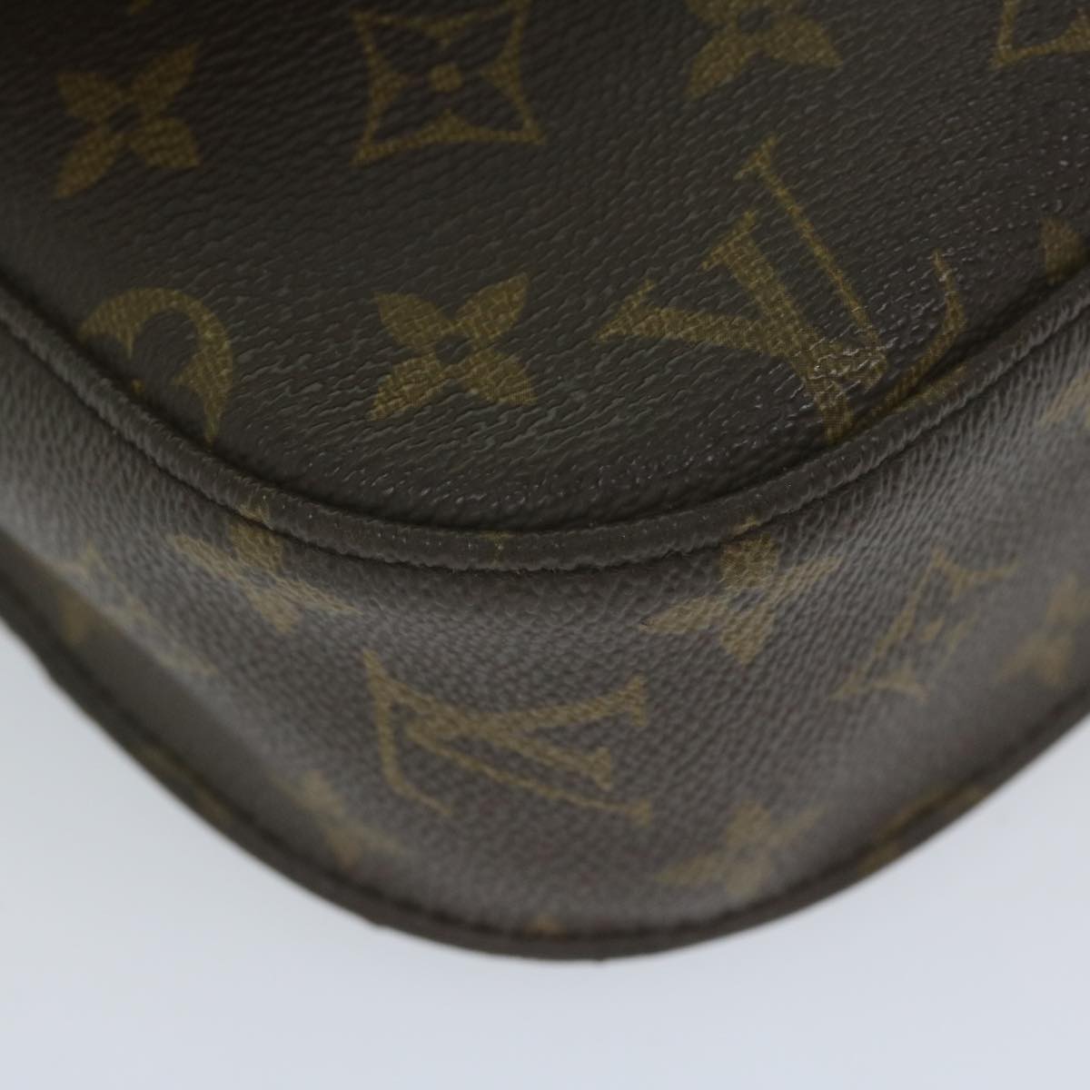 LOUIS VUITTON Monogram Saint Cloud GM Shoulder Bag M51242 LV Auth 60855