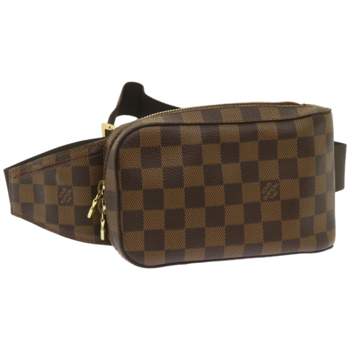 LOUIS VUITTON Damier Ebene Geronimos Shoulder Bag N51994 LV Auth 60862