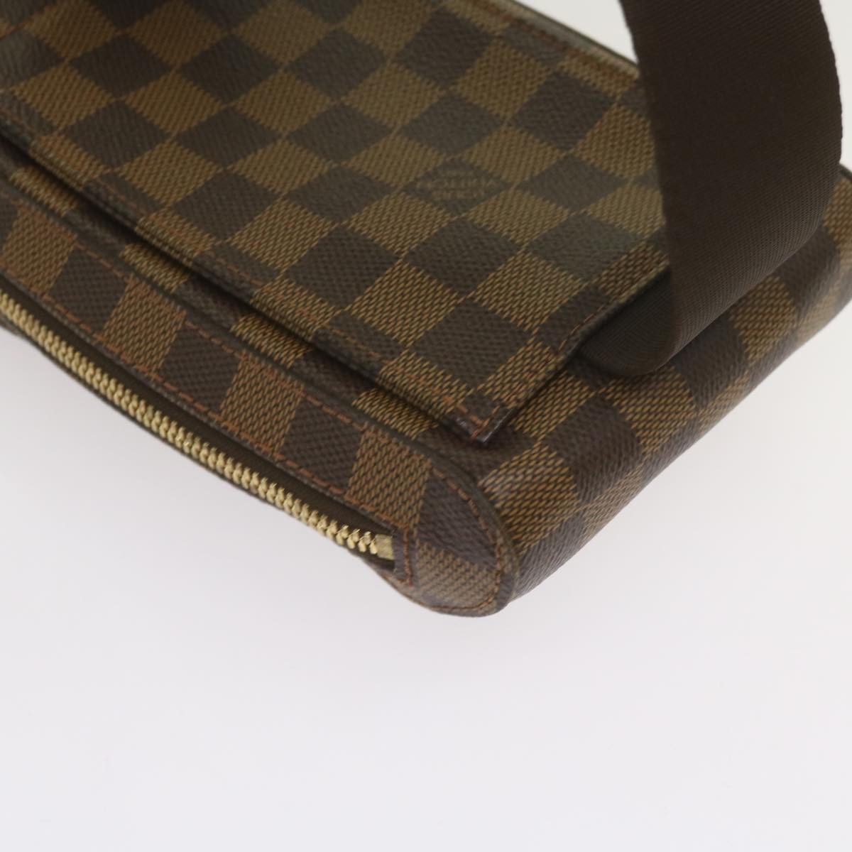 LOUIS VUITTON Damier Ebene Geronimos Shoulder Bag N51994 LV Auth 60862