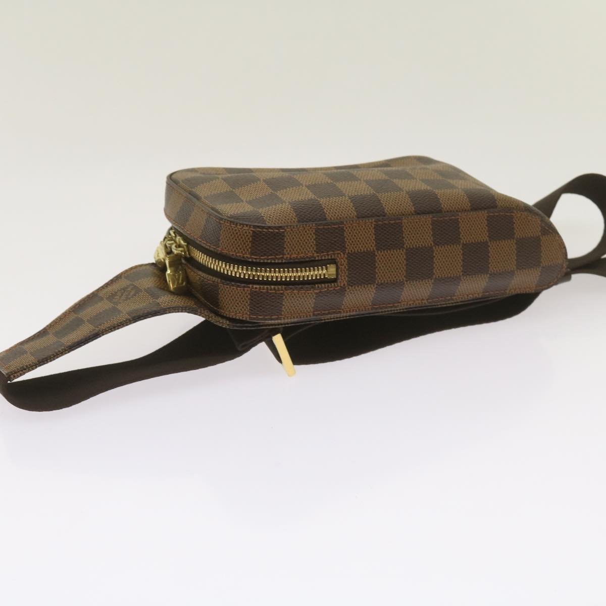 LOUIS VUITTON Damier Ebene Geronimos Shoulder Bag N51994 LV Auth 60862