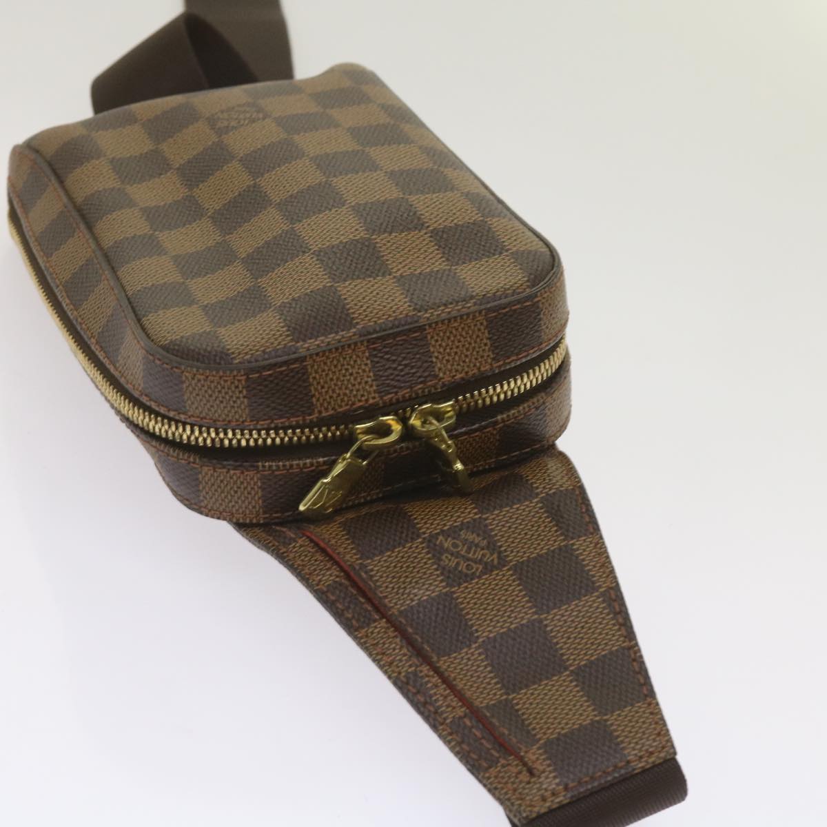 LOUIS VUITTON Damier Ebene Geronimos Shoulder Bag N51994 LV Auth 60862