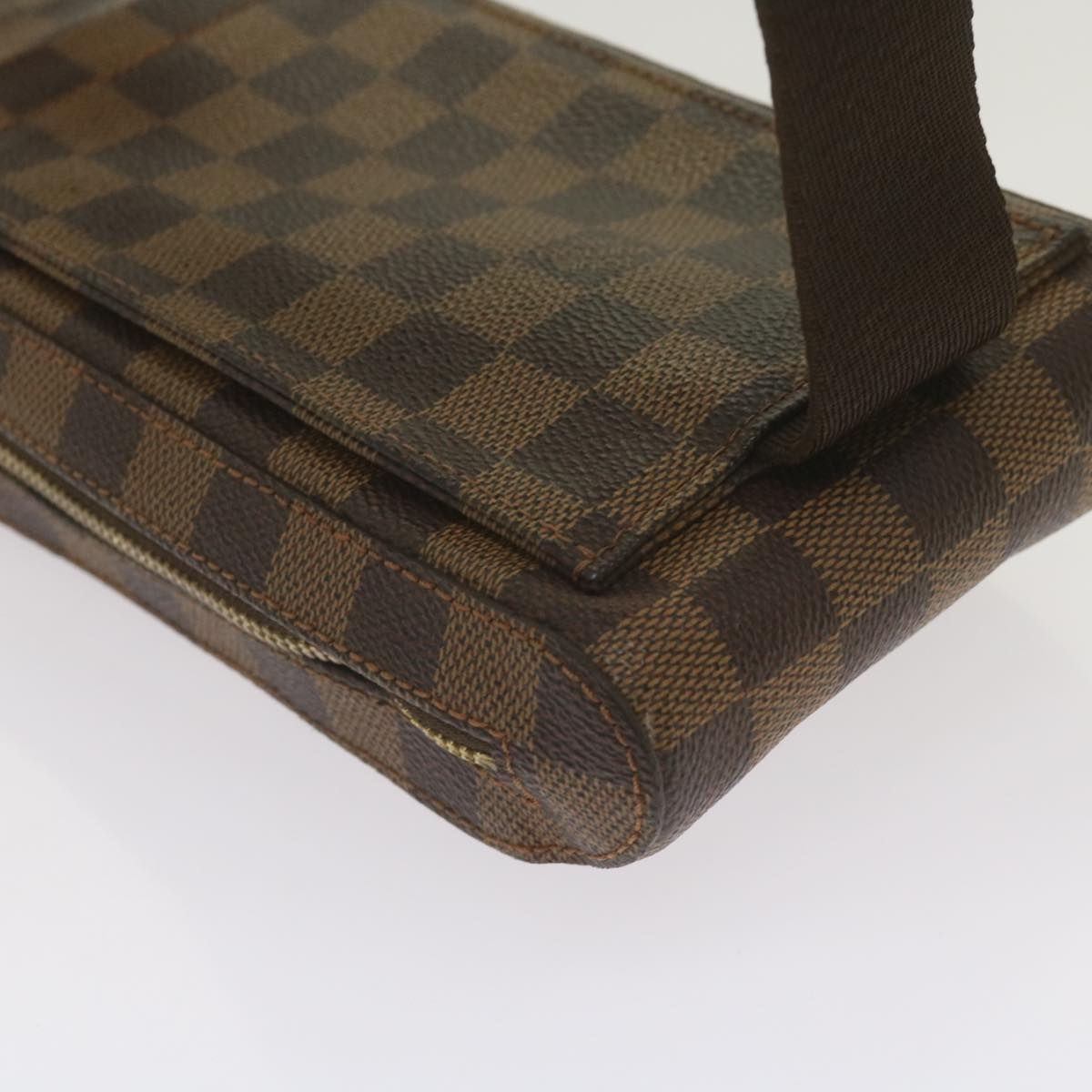 LOUIS VUITTON Damier Ebene Geronimos Shoulder Bag N51994 LV Auth 60863