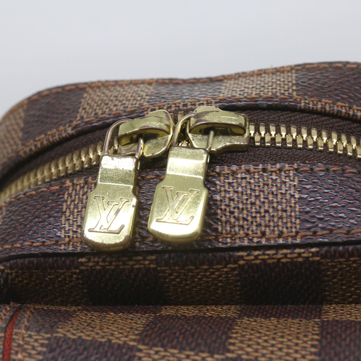 LOUIS VUITTON Damier Ebene Geronimos Shoulder Bag N51994 LV Auth 60863