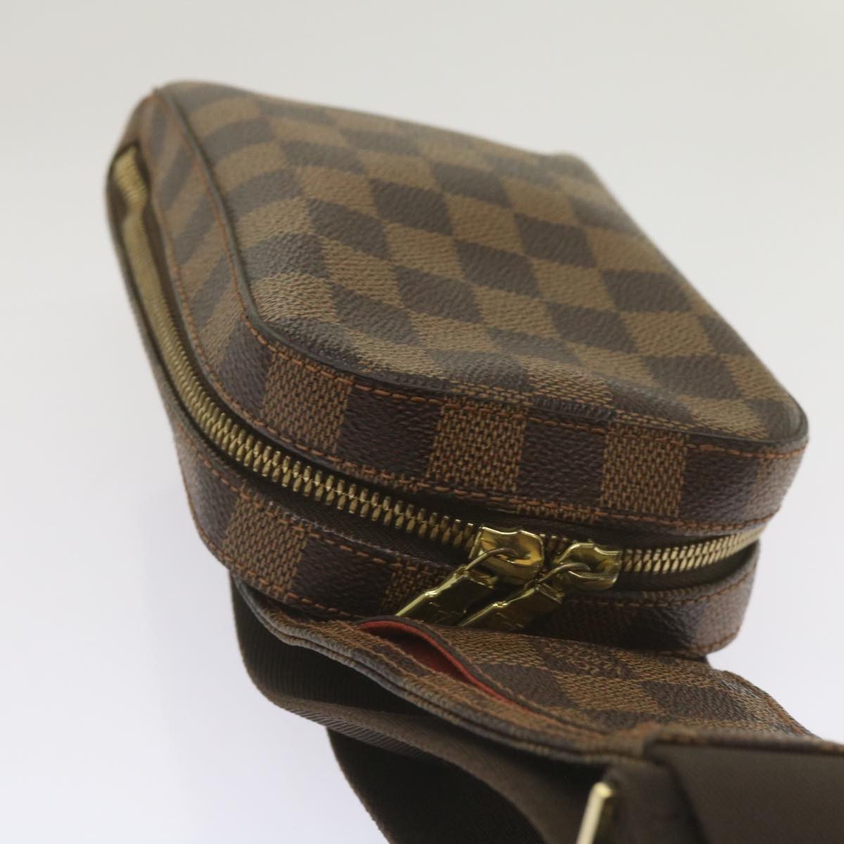 LOUIS VUITTON Damier Ebene Geronimos Shoulder Bag N51994 LV Auth 60863