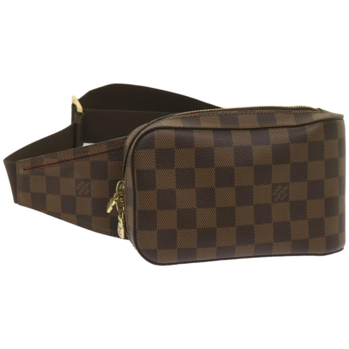 LOUIS VUITTON Damier Ebene Geronimos Shoulder Bag N51994 LV Auth 60865