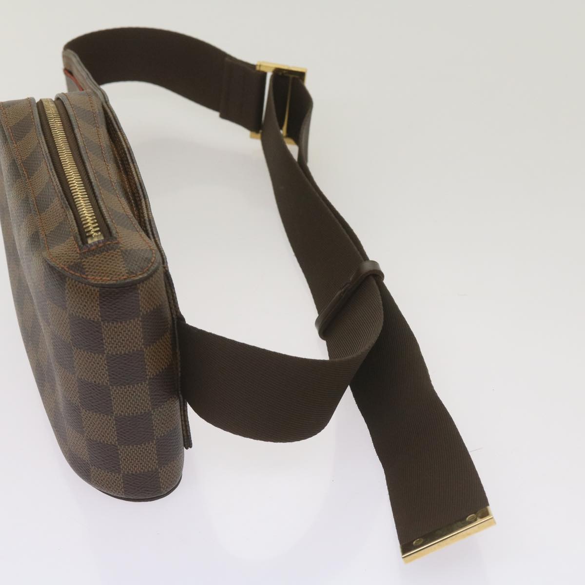 LOUIS VUITTON Damier Ebene Geronimos Shoulder Bag N51994 LV Auth 60865