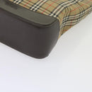 Burberrys Nova Check Shoulder Bag Canvas Beige Auth 60870-8