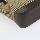 Burberry Nova Check Umhängetasche Canvas Beige Auth 60870-17
