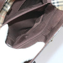 Burberry Nova Check Umhängetasche Canvas Beige Auth 60870-21