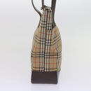 Burberrys Nova Check Shoulder Bag Canvas Beige Auth 60870-3