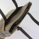 Burberrys Nova Check Shoulder Bag Canvas Beige Auth 60870-6