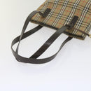 Burberry Nova Check Umhängetasche Canvas Beige Auth 60870-7