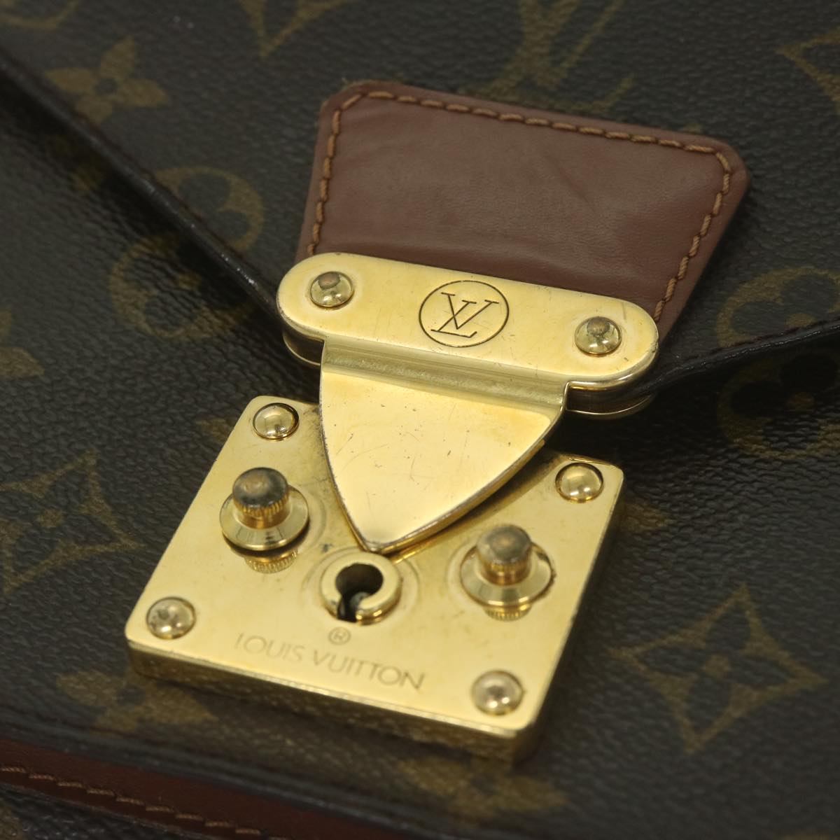 LOUIS VUITTON Monogram Monceau 26 Shoulder Bag 2way M51187 LV Auth 60947