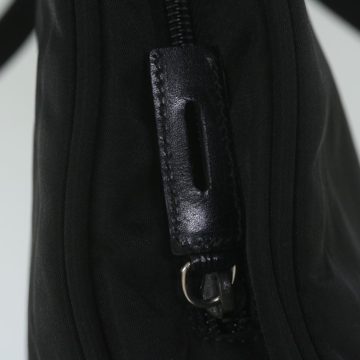 PRADA Shoulder Bag Nylon Black Auth 60961