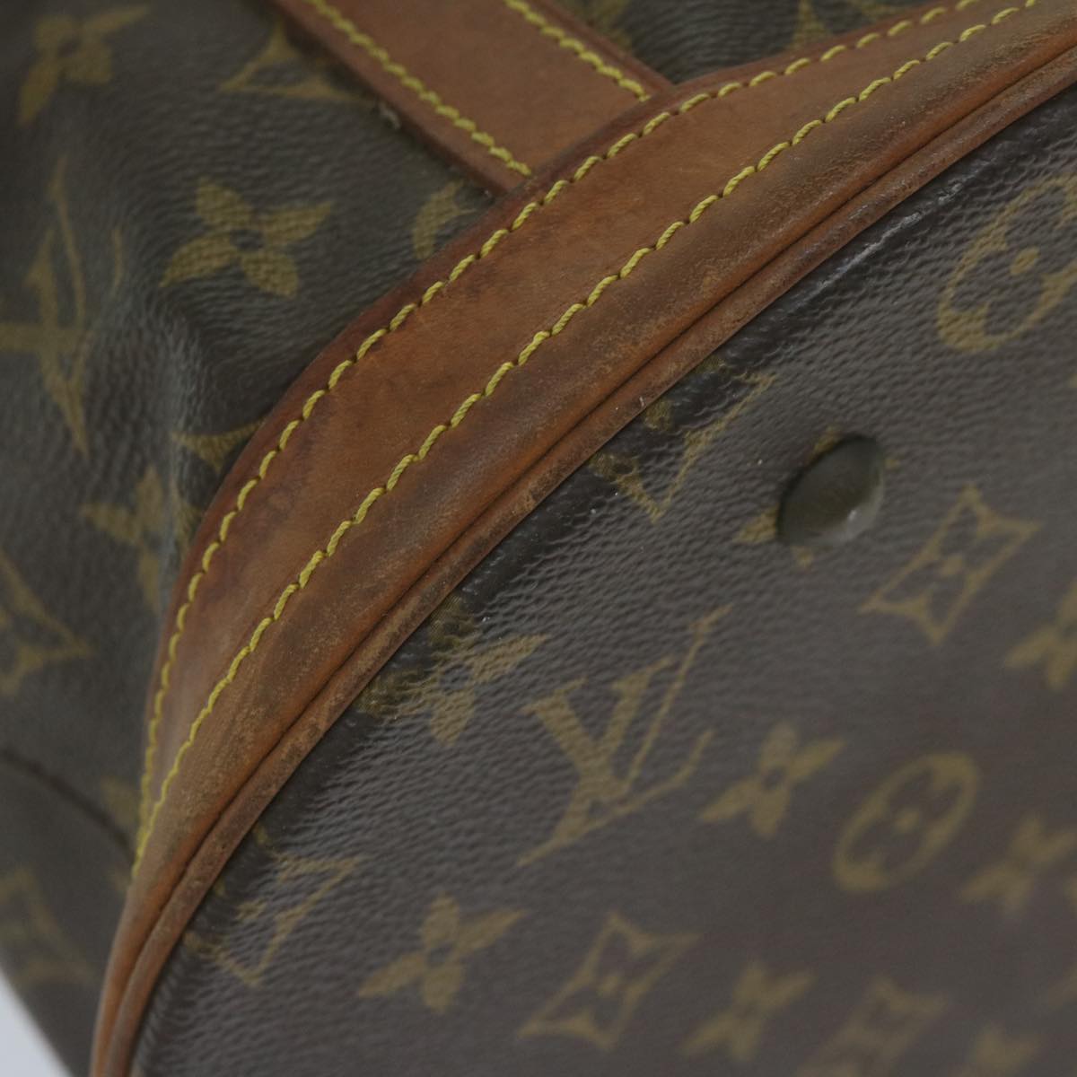 LOUIS VUITTON Monogram Bucket GM Shoulder Bag Vintage M42236 LV Auth 60966