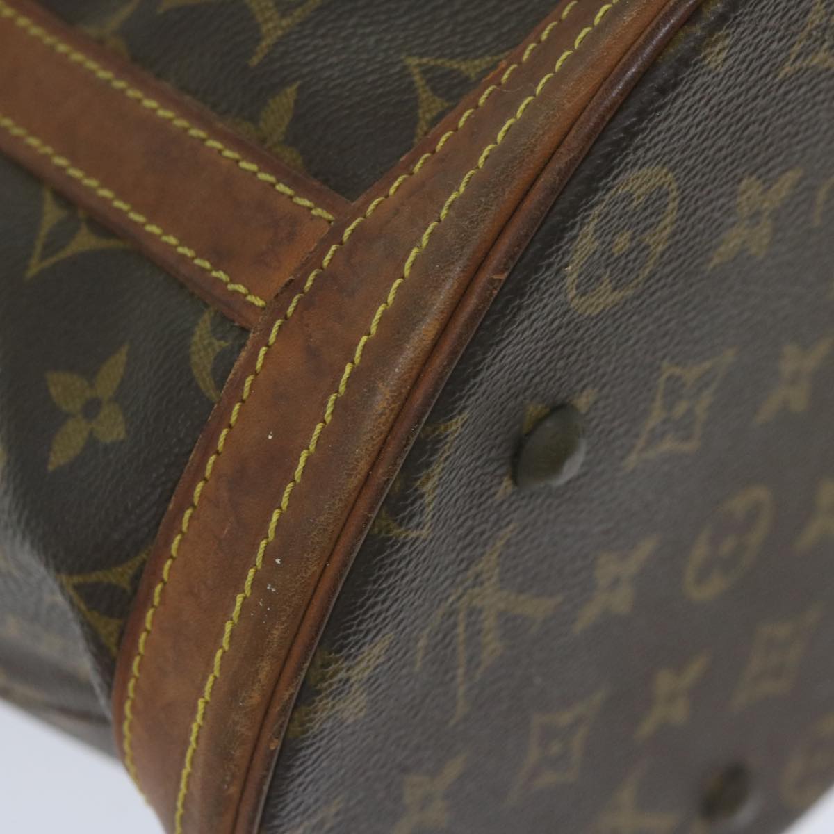 LOUIS VUITTON Monogram Bucket GM Shoulder Bag Vintage M42236 LV Auth 60966