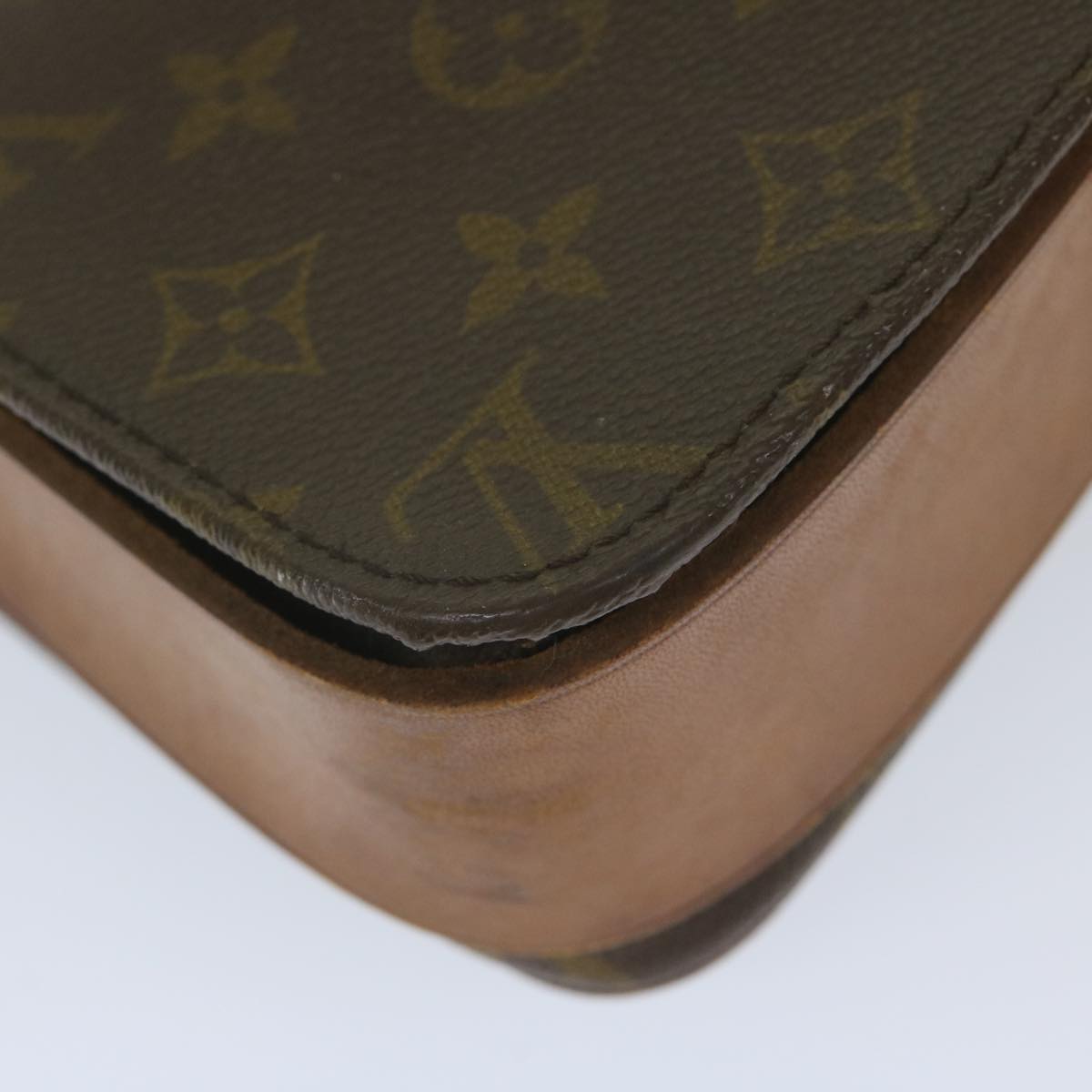 LOUIS VUITTON Monogram Cartouchiere GM Shoulder Bag Vintage M51252 LV Auth 60971