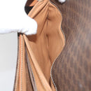 CELINE Macadam Canvas Umhängetasche PVC Leder Braun Auth 60985-19