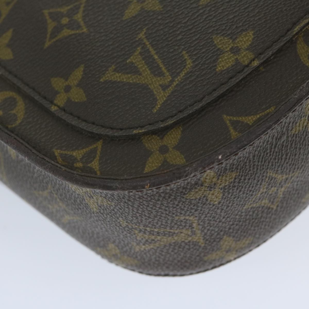 LOUIS VUITTON Monogram Saint Cloud GM Shoulder Bag M51242 LV Auth 61004