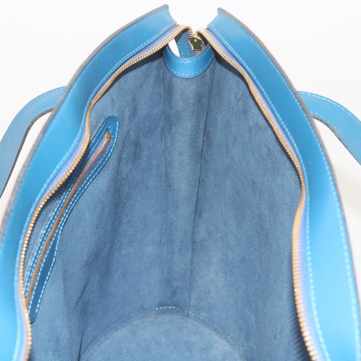 LOUIS VUITTON Epi Saint Jacques Shopping Shoulder Bag Blue M52275 LV Auth 61029