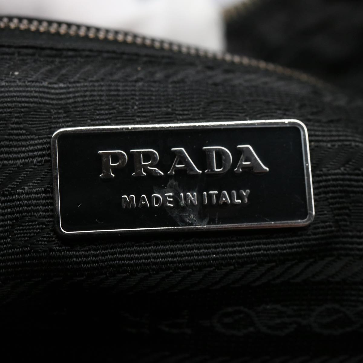 PRADA Shoulder Bag Nylon Khaki Auth 61034