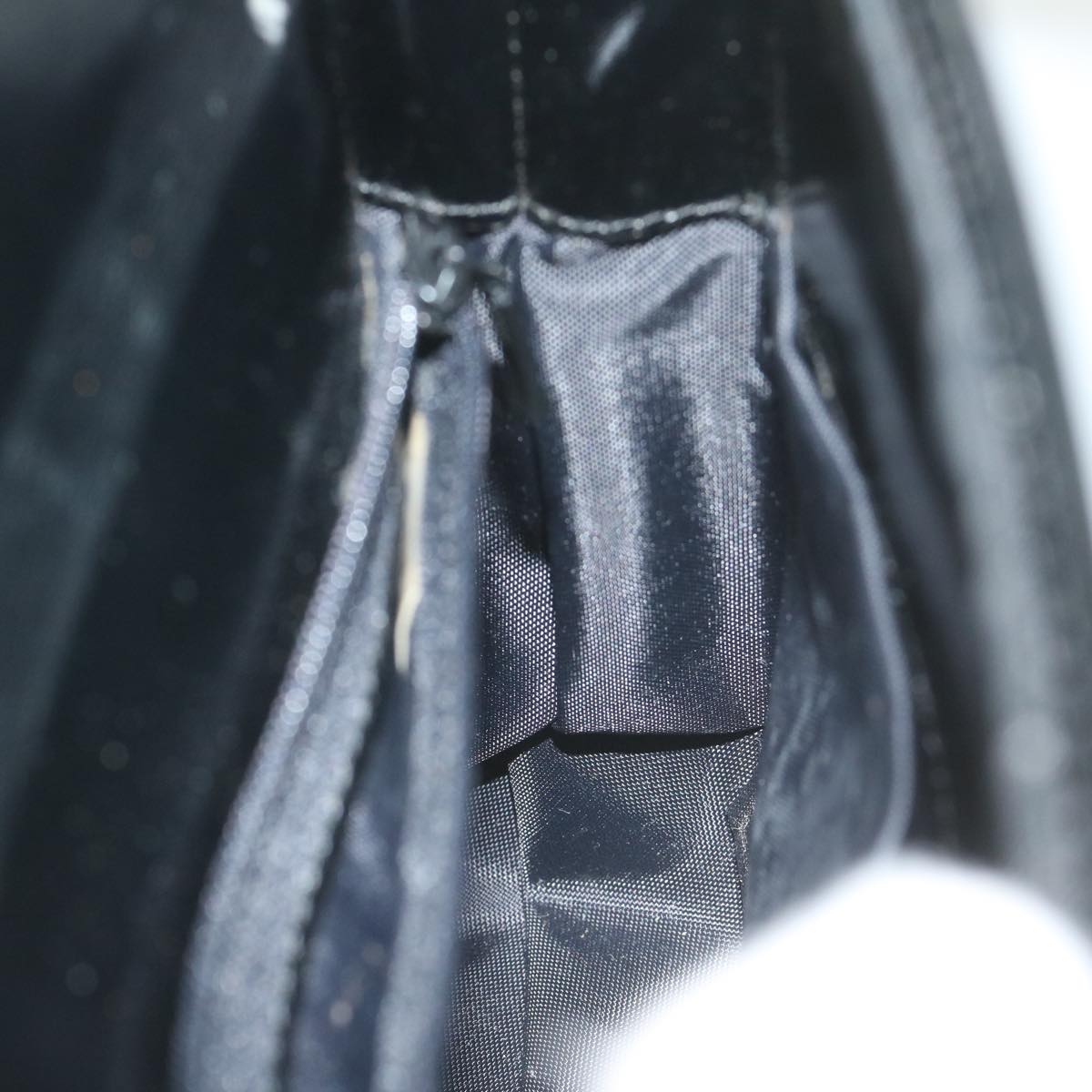 GIVENCHY Shoulder Bag Leather Black Auth 61044