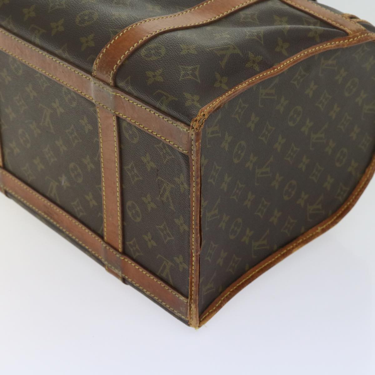 LOUIS VUITTON Monogram Sac Shan 40 Pet Carry Vintage M42024 LV Auth 61117