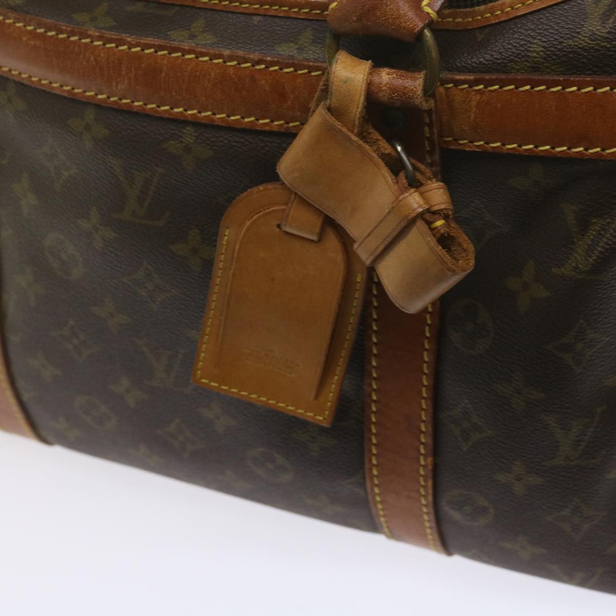 LOUIS VUITTON Monogram Sac Shan 40 Pet Carry Vintage M42024 LV Auth 61117