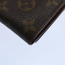 LOUIS VUITTON Monogram Porte Monnaie Billets Tresor Wallet M61730 LV Auth 61137-16