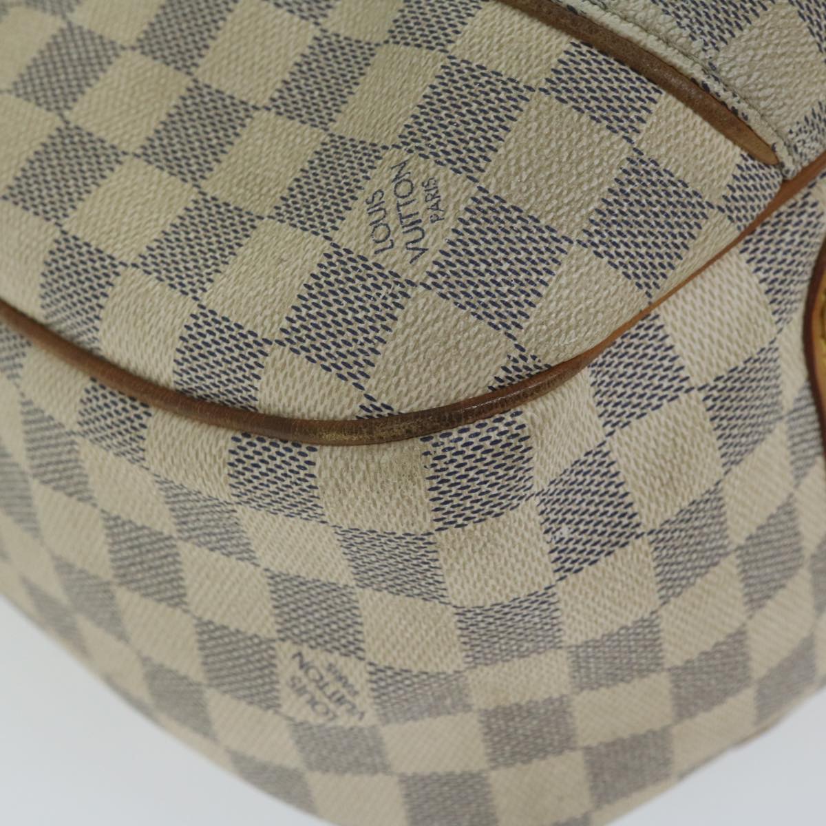 LOUIS VUITTON Damier Azur Galliera PM Shoulder Bag N55215 LV Auth 61163