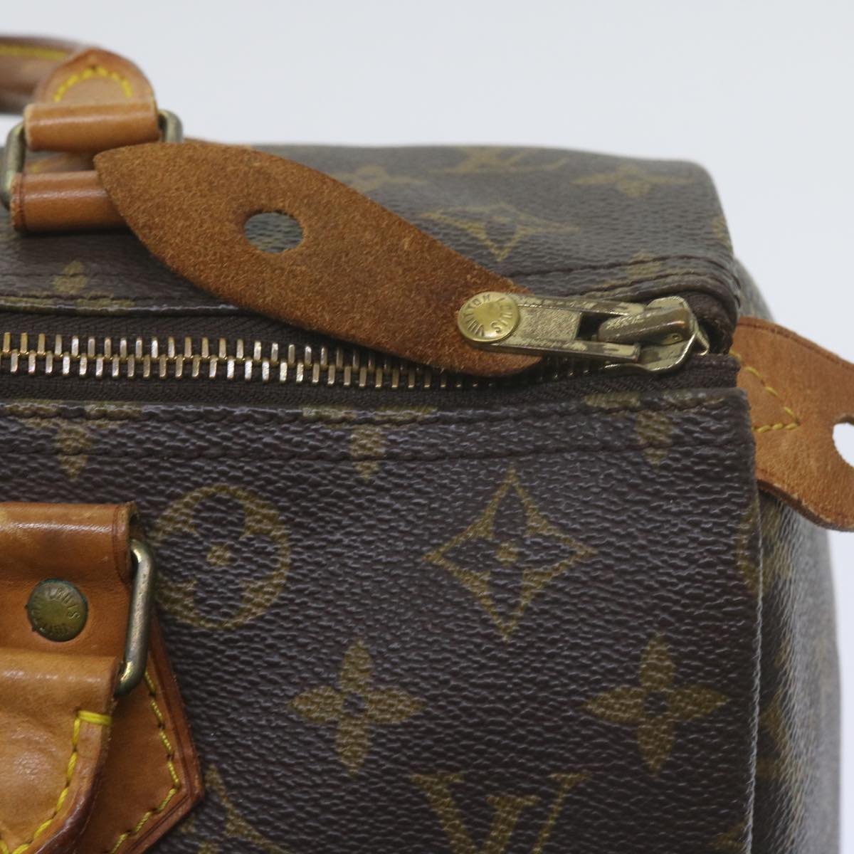 LOUIS VUITTON Monogram Speedy 30 Hand Bag M41526 LV Auth 61176