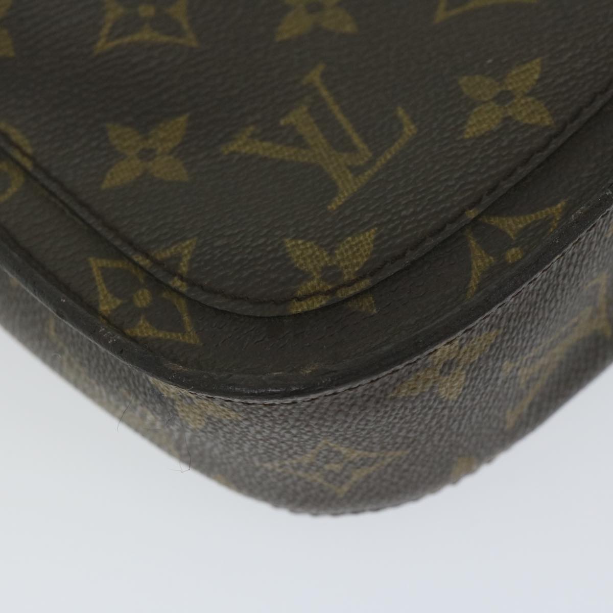 LOUIS VUITTON Monogram Saint Cloud PM Shoulder Bag M51244 LV Auth 61187