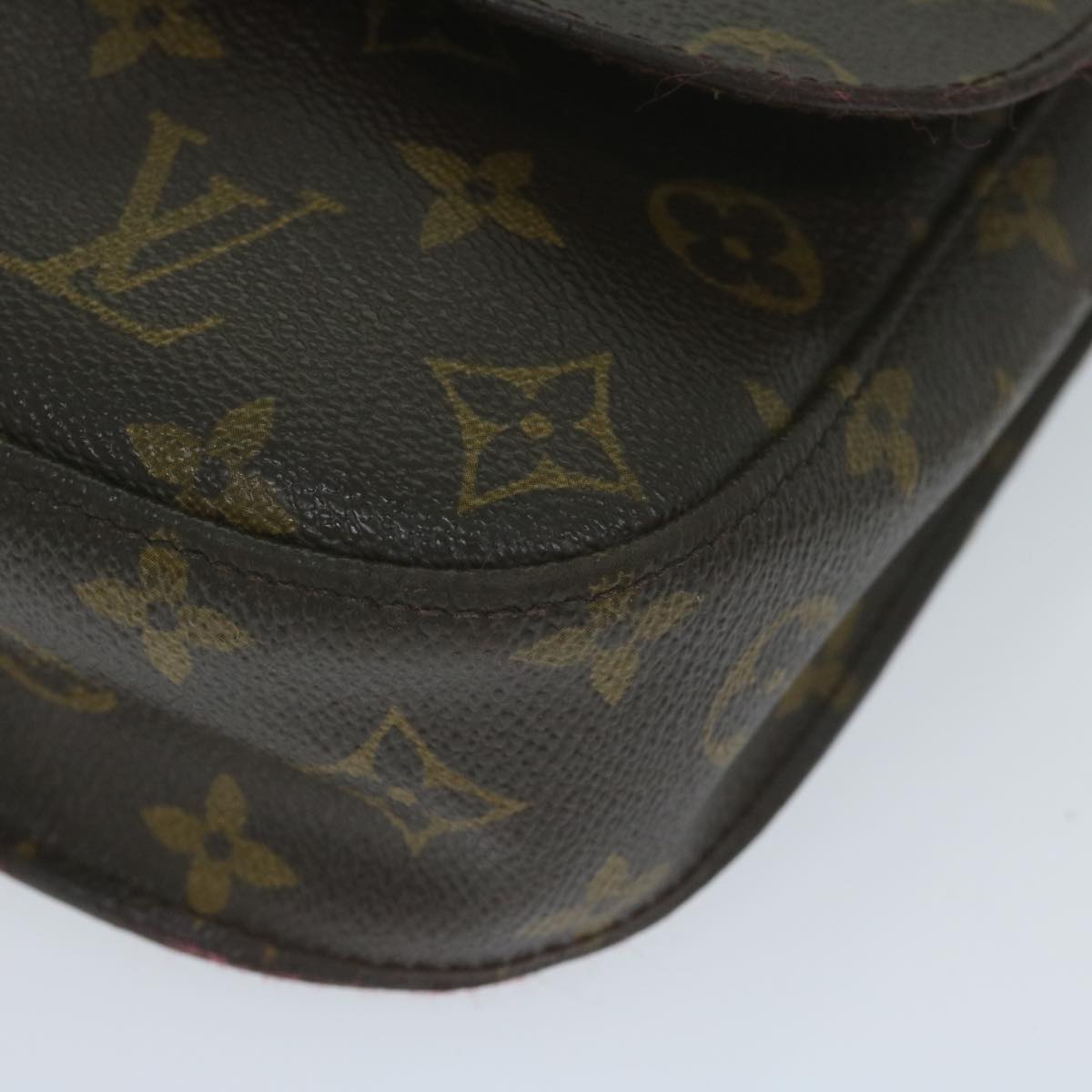 LOUIS VUITTON Monogram Saint Cloud MM Shoulder Bag M51243 LV Auth 61200