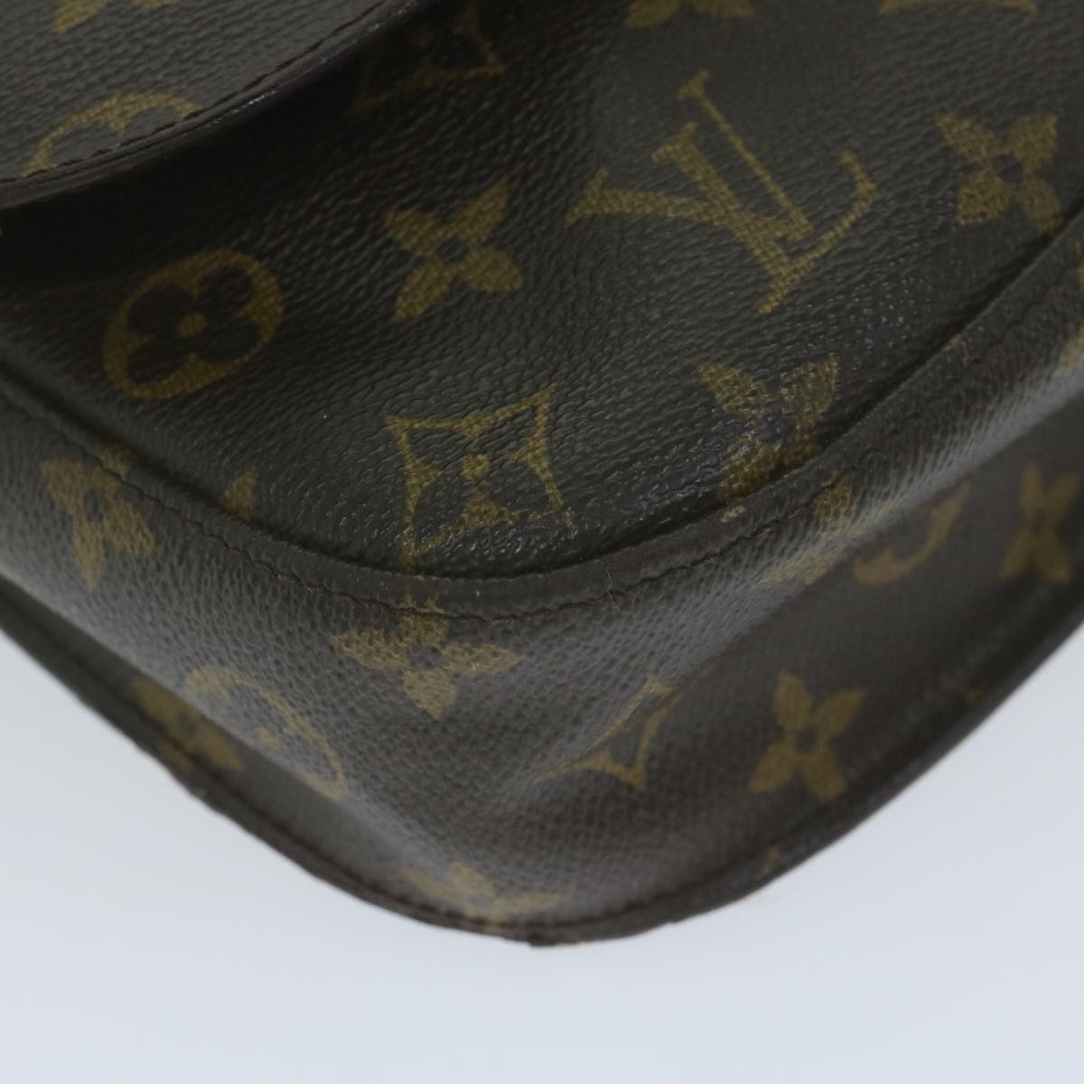 LOUIS VUITTON Monogram Saint Cloud MM Shoulder Bag M51243 LV Auth 61200