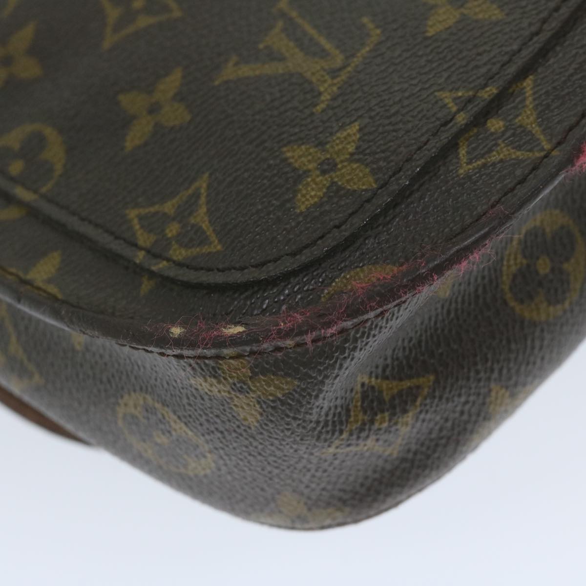 LOUIS VUITTON Monogram Saint Cloud MM Shoulder Bag M51243 LV Auth 61200