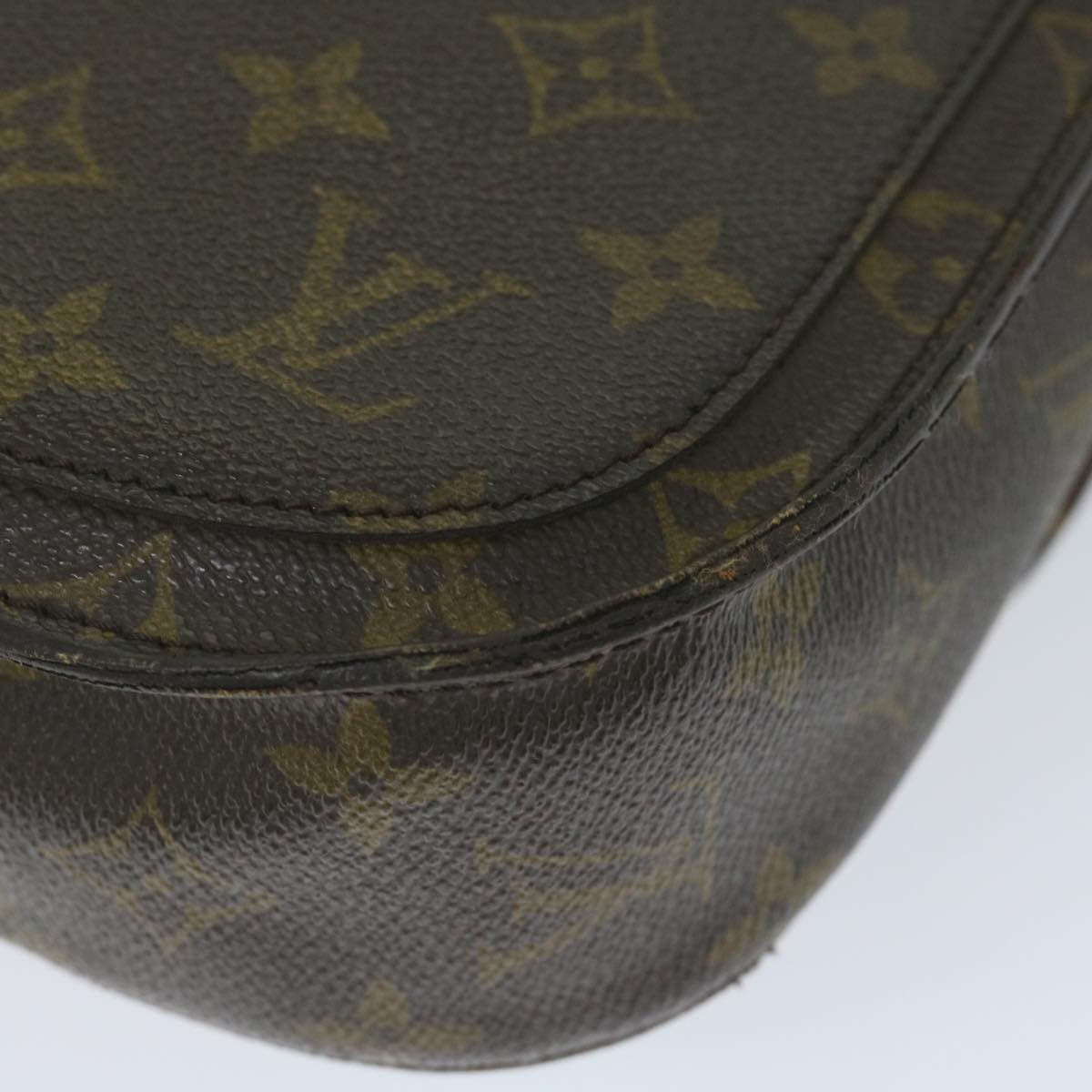 LOUIS VUITTON Monogram Saint Cloud GM Shoulder Bag M51242 LV Auth 61201