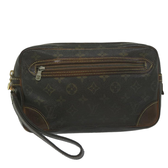 LOUIS VUITTON Monogram Marly Dragonne GM Clutch Bag M51825 LV Auth 61213